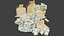 Money Bags Collection V36 3D model