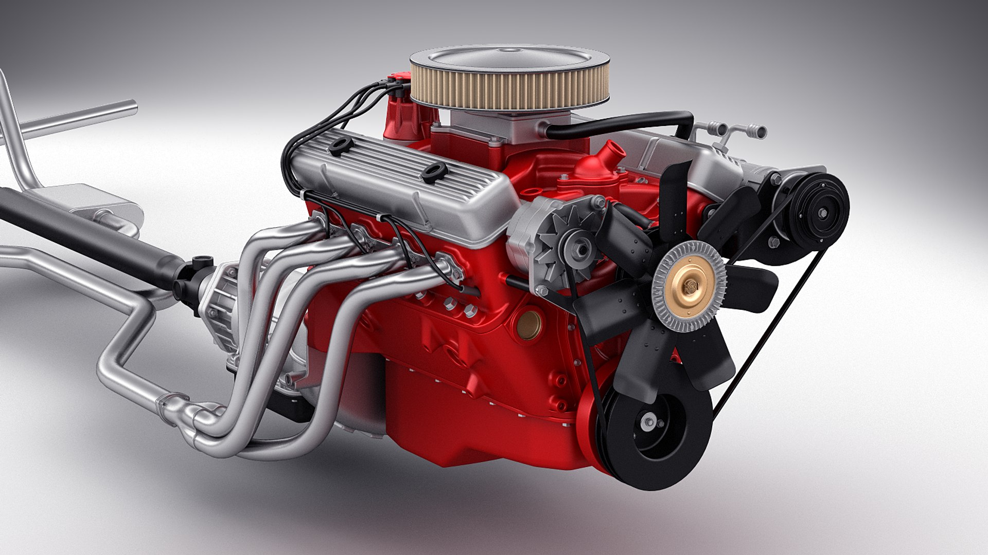 Car Engine - 3D model by 3DWALKABOUT (@3dwalkabout) [6c7f317]