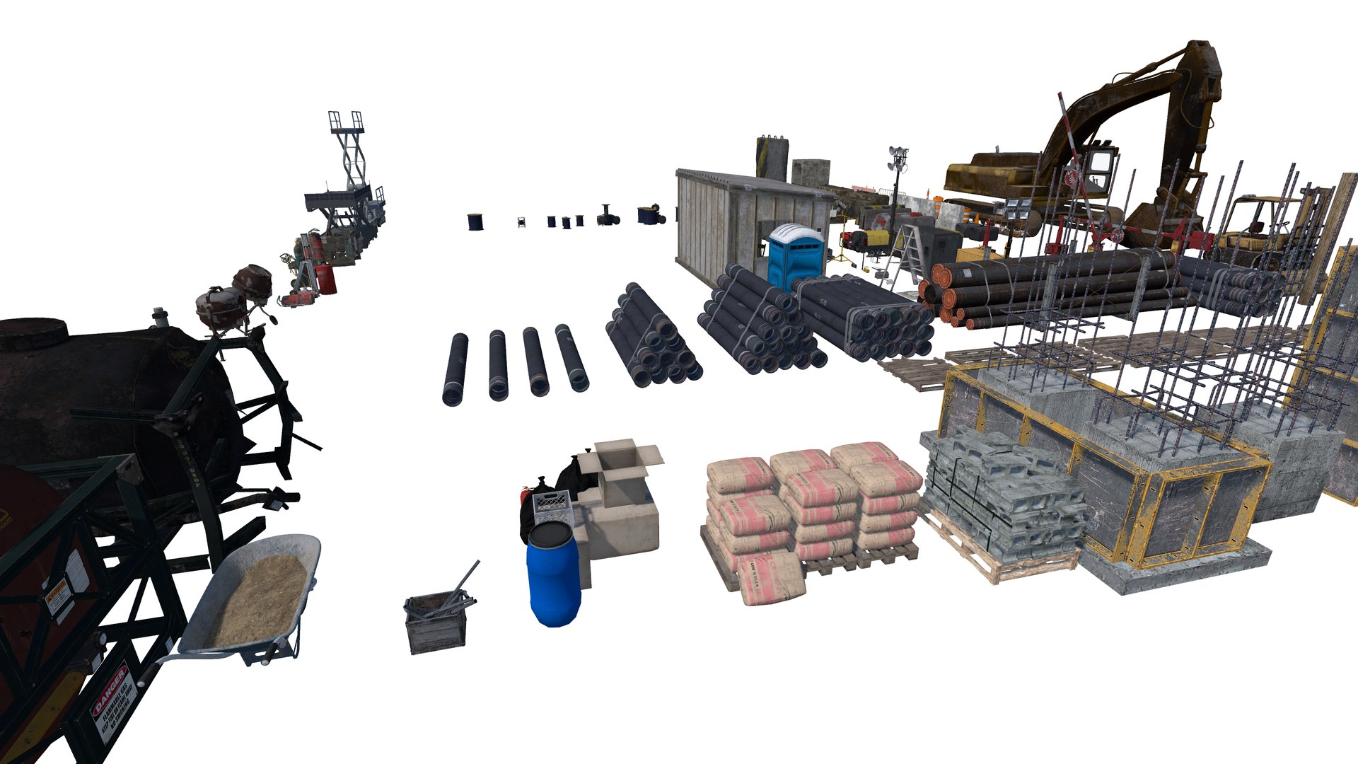 3D ULTIMATE CONSTRUCTION WITH TEXTURES Model - TurboSquid 2325391