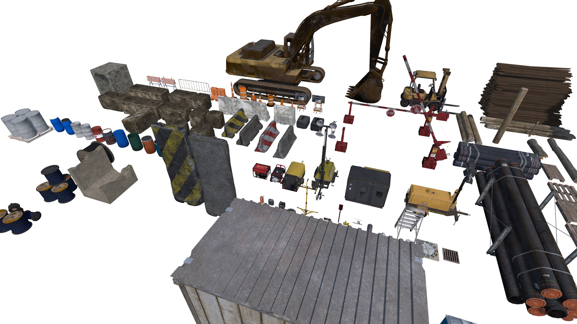 3D ULTIMATE CONSTRUCTION WITH TEXTURES Model - TurboSquid 2325391