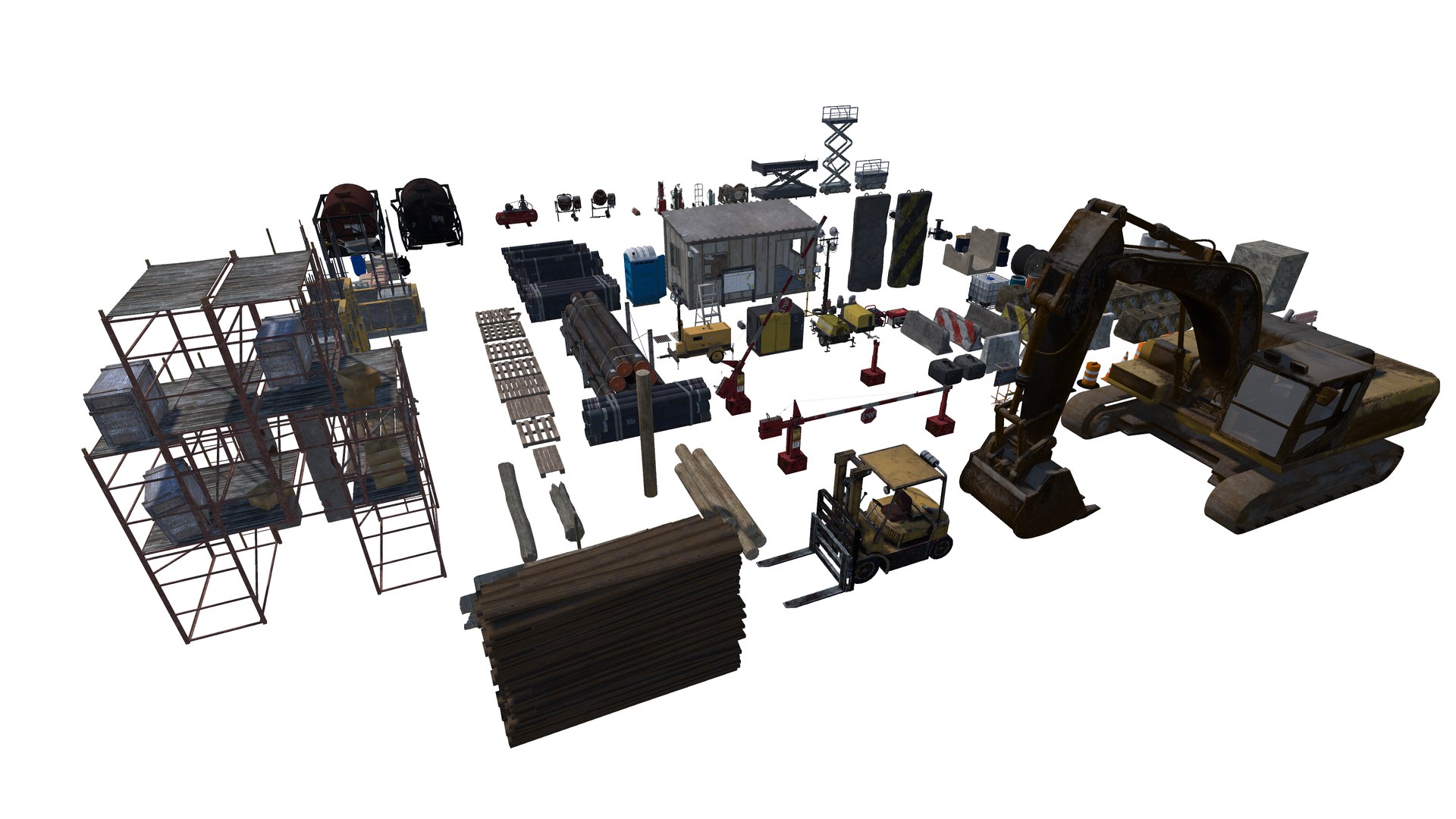 3D ULTIMATE CONSTRUCTION WITH TEXTURES Model - TurboSquid 2325391