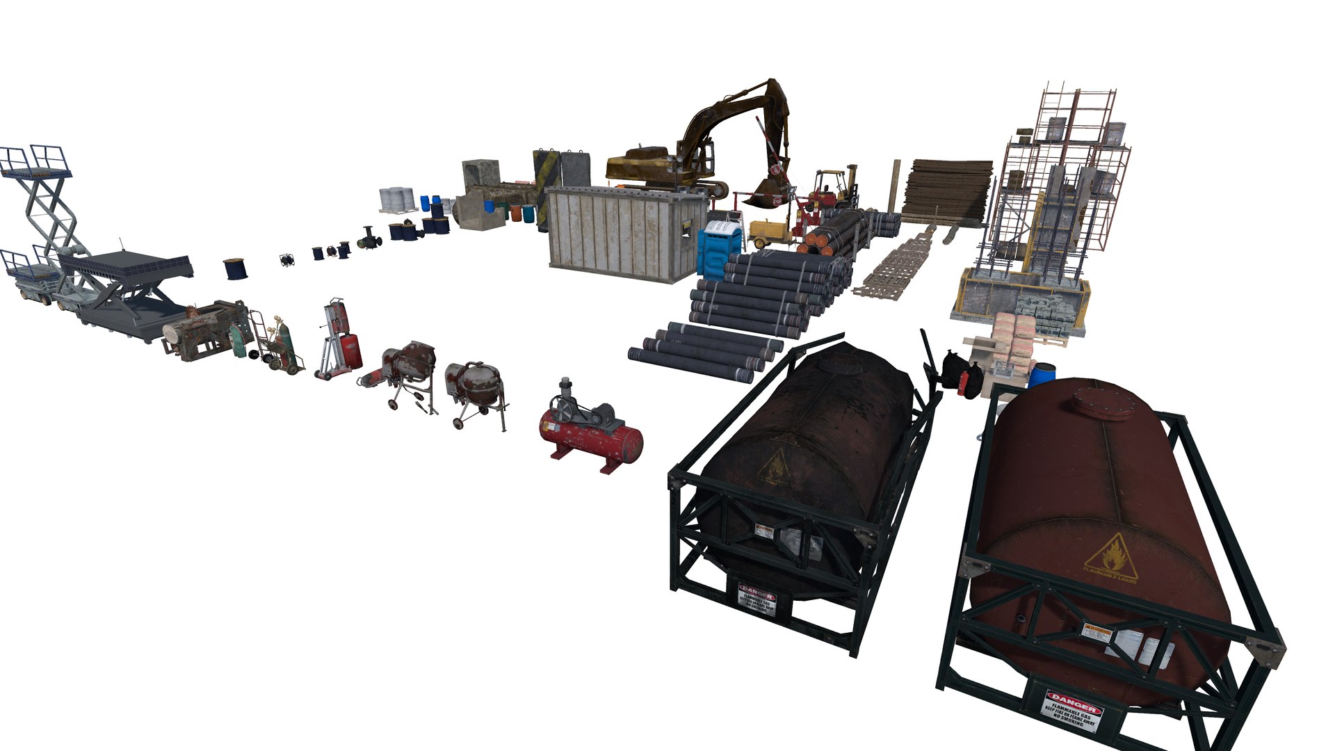 3D ULTIMATE CONSTRUCTION WITH TEXTURES Model - TurboSquid 2325391