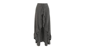 3D woman formal pants