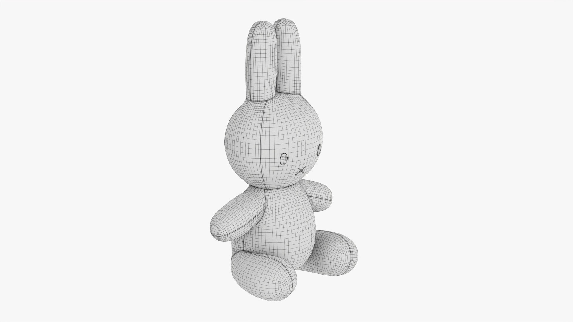 Rabbit Soft Toy 03 3D Model - TurboSquid 1754773