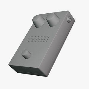 3D Audio Control Unit - Geometry Only No Textures No Materials