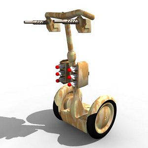 christmas urban assault segway 3d model