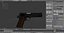 M1911 con animazione di fuoco