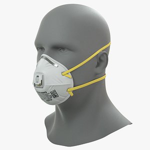 3D n95 particulate respirator mask