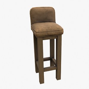 Leather chair 3D model