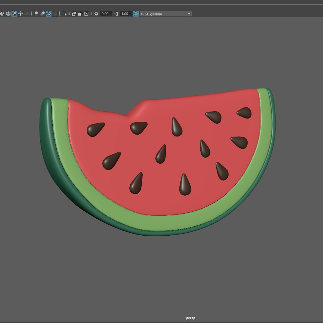 watermelon slice cartoon 3D model https://p.turbosquid.com/ts-thumb/dy/W4ySbv/pPESr8ML/10/jpg/1596352936/1920x1080/fit_q87/166b9ab5fa75a4ce7389305a3ade9684ab92d54f/10.jpg