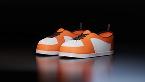 3D Stylized Cartoon Sneakers