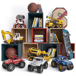 Childrens toys 3D model