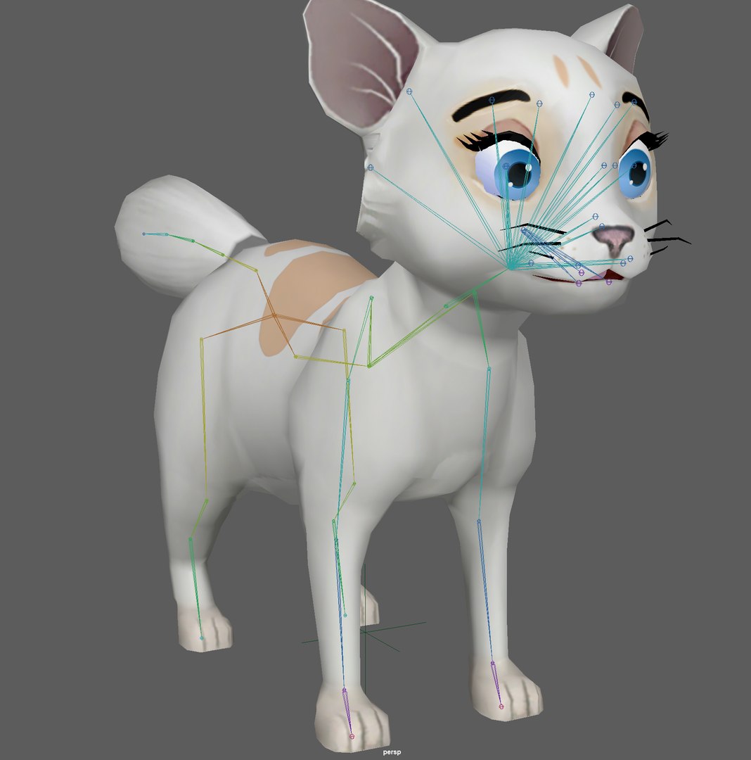 3D Cartoon Cat https://p.turbosquid.com/ts-thumb/dy/kS7ItW/B0/3/png/1698748788/1920x1080/fit_q87/0852932855d46874aefa0a62c575e649f84954a6/3.jpg