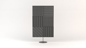 Soundproof Acoustic Foam Paneling 3D model