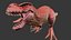 V Rex Dinosaur 3d model low poly