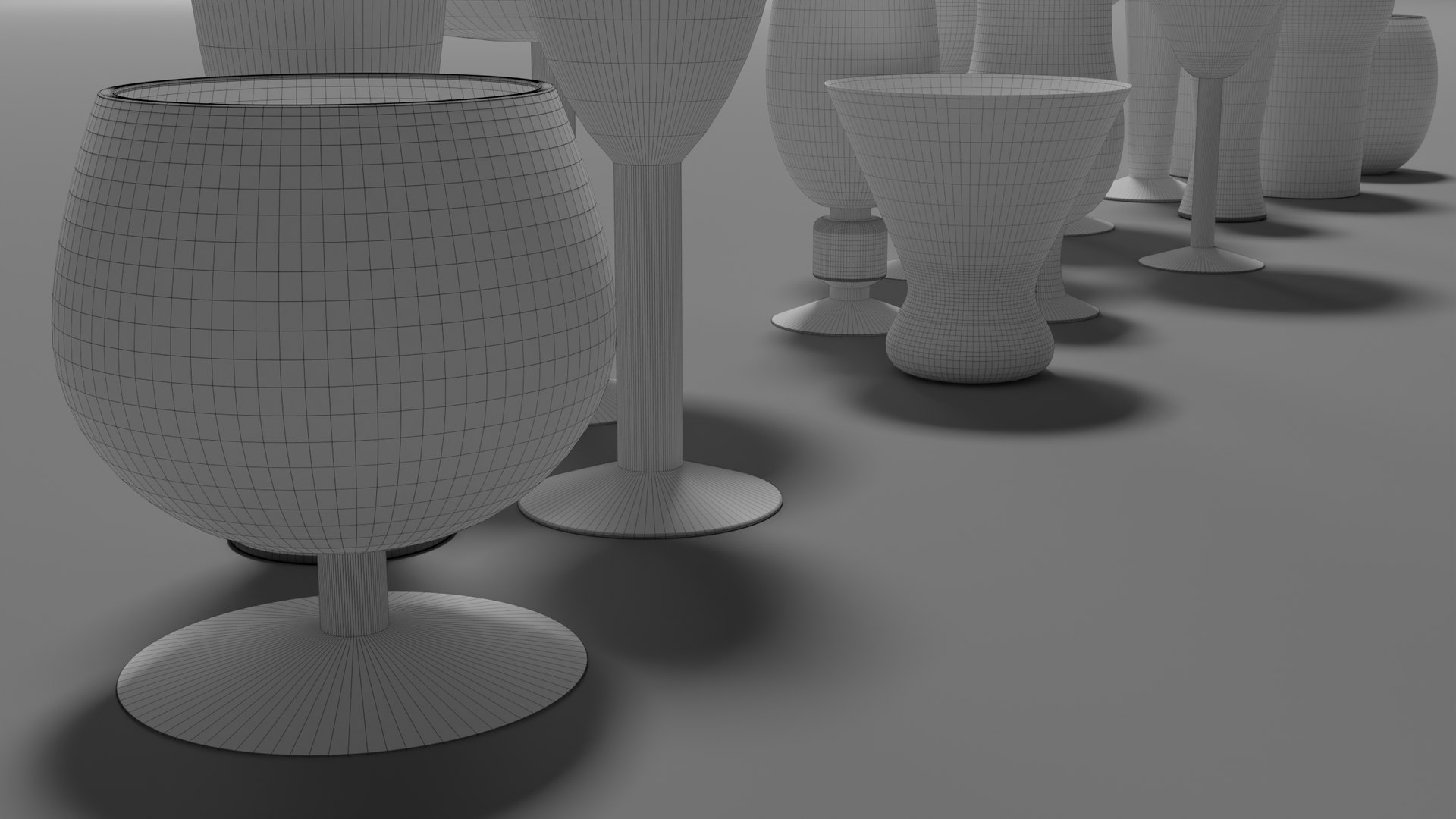 Glass Collection Part 2 Model - TurboSquid 2027029