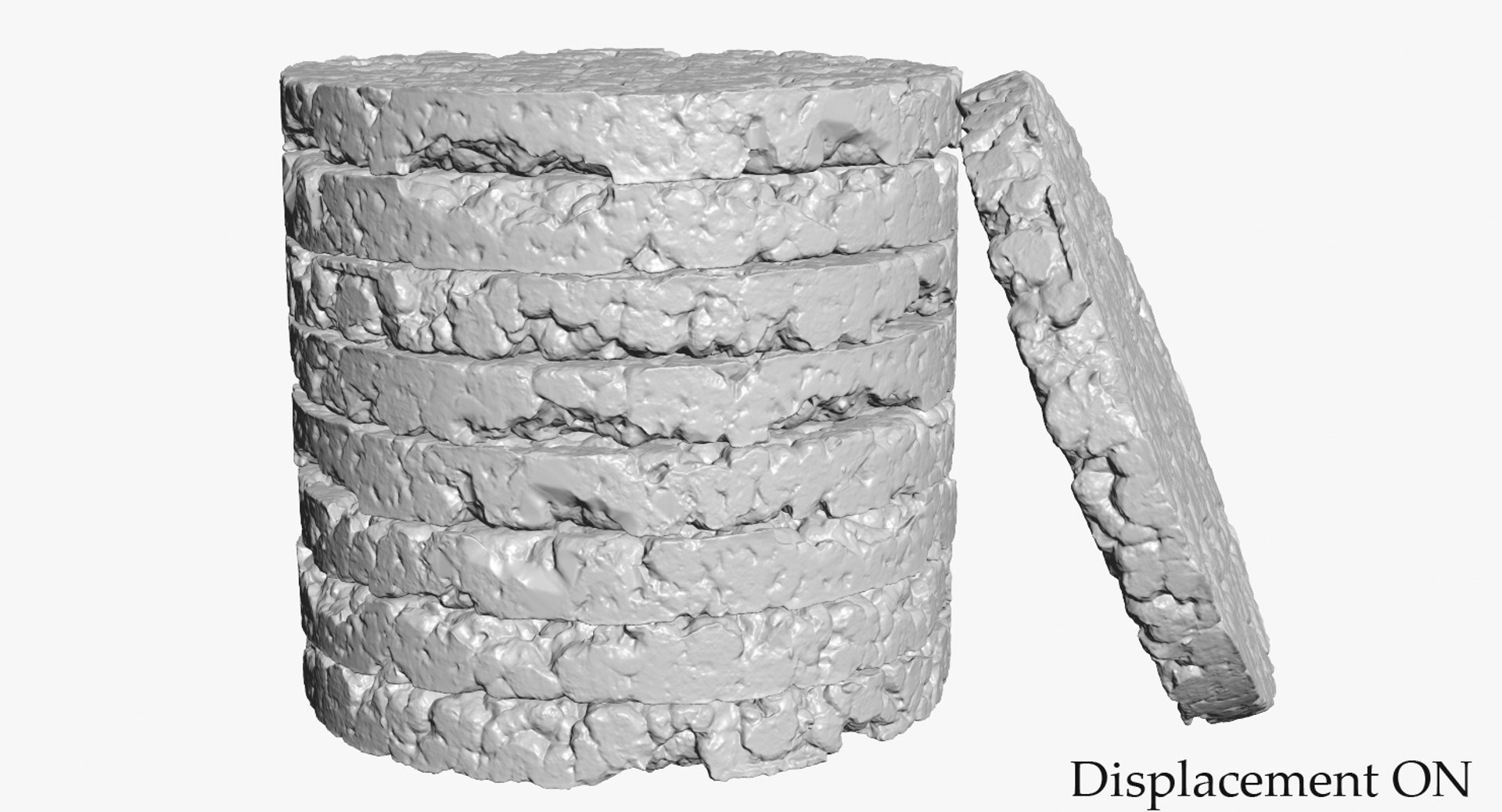 Puffed Rice Bread Pack 3D Model - TurboSquid 1201991