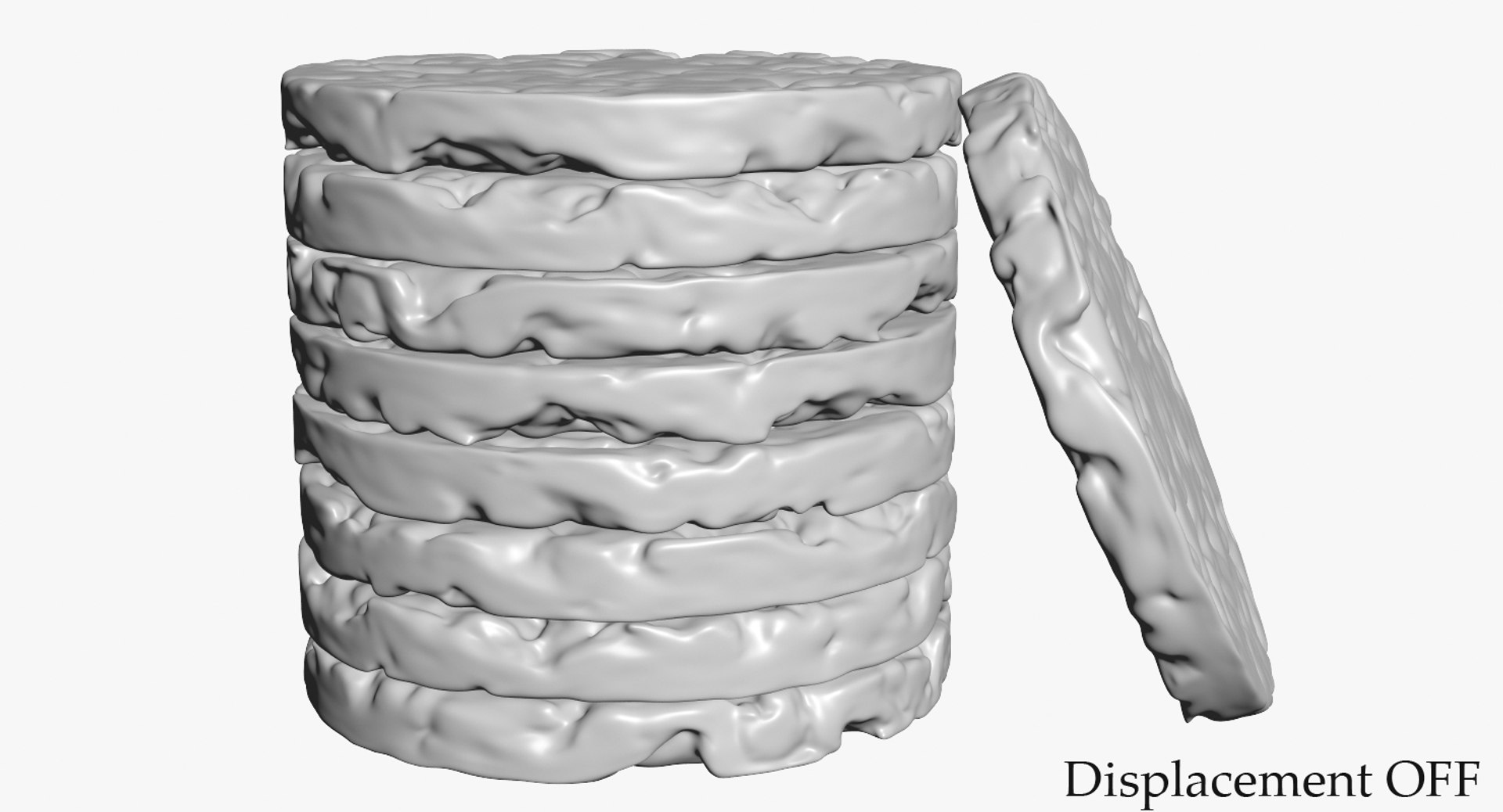 Puffed Rice Bread Pack 3D Model - TurboSquid 1201991