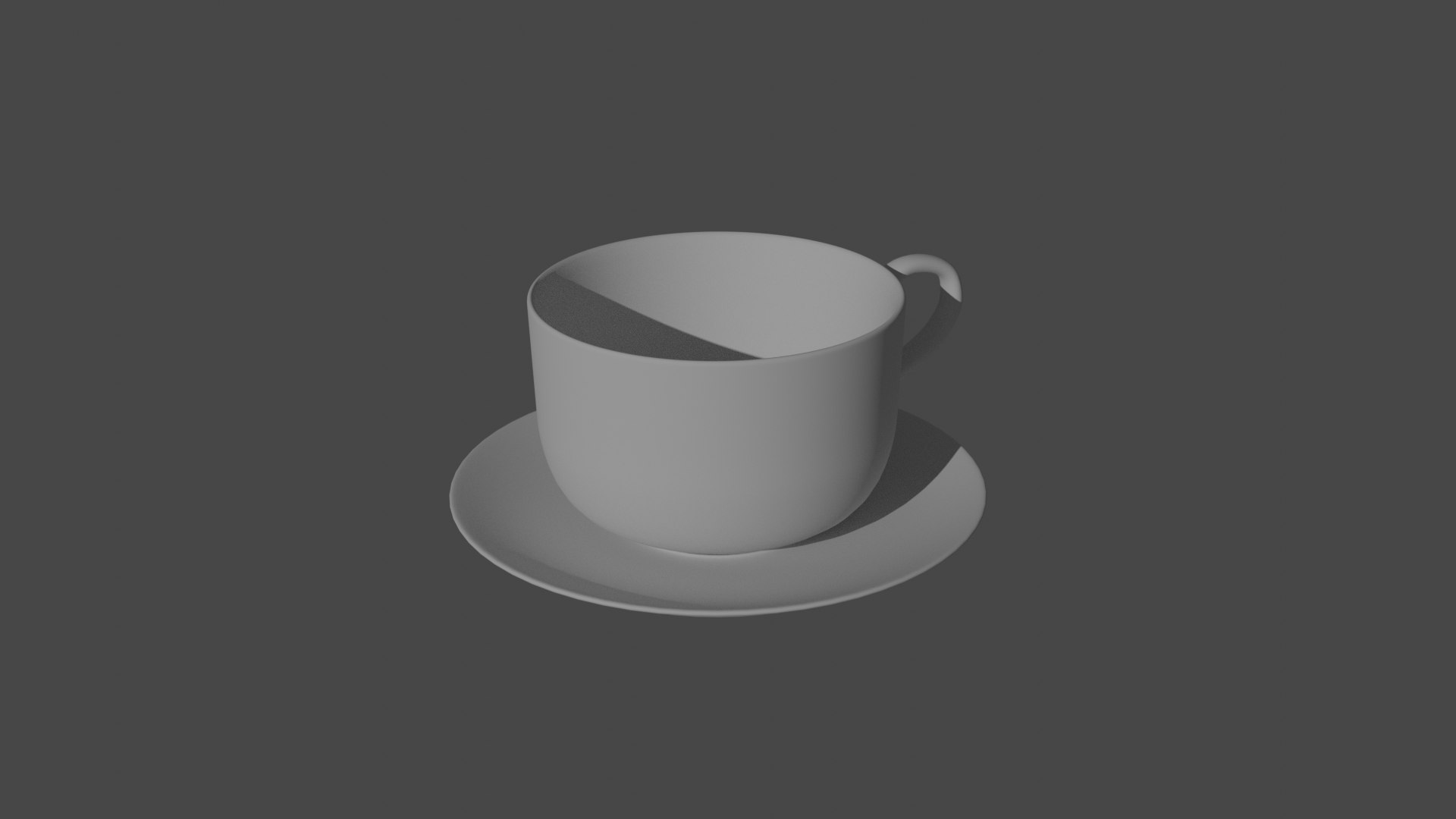 Simple Cup And Plate