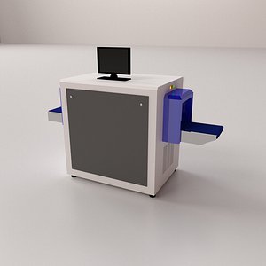 baggage metal detector 3D model