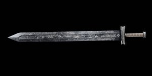 3D Knife 01 3D Model Low Poly