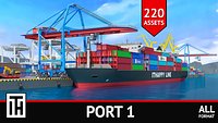 Port Low-Poly