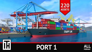Port Low-Poly