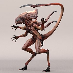 Realistic Rigged Alien