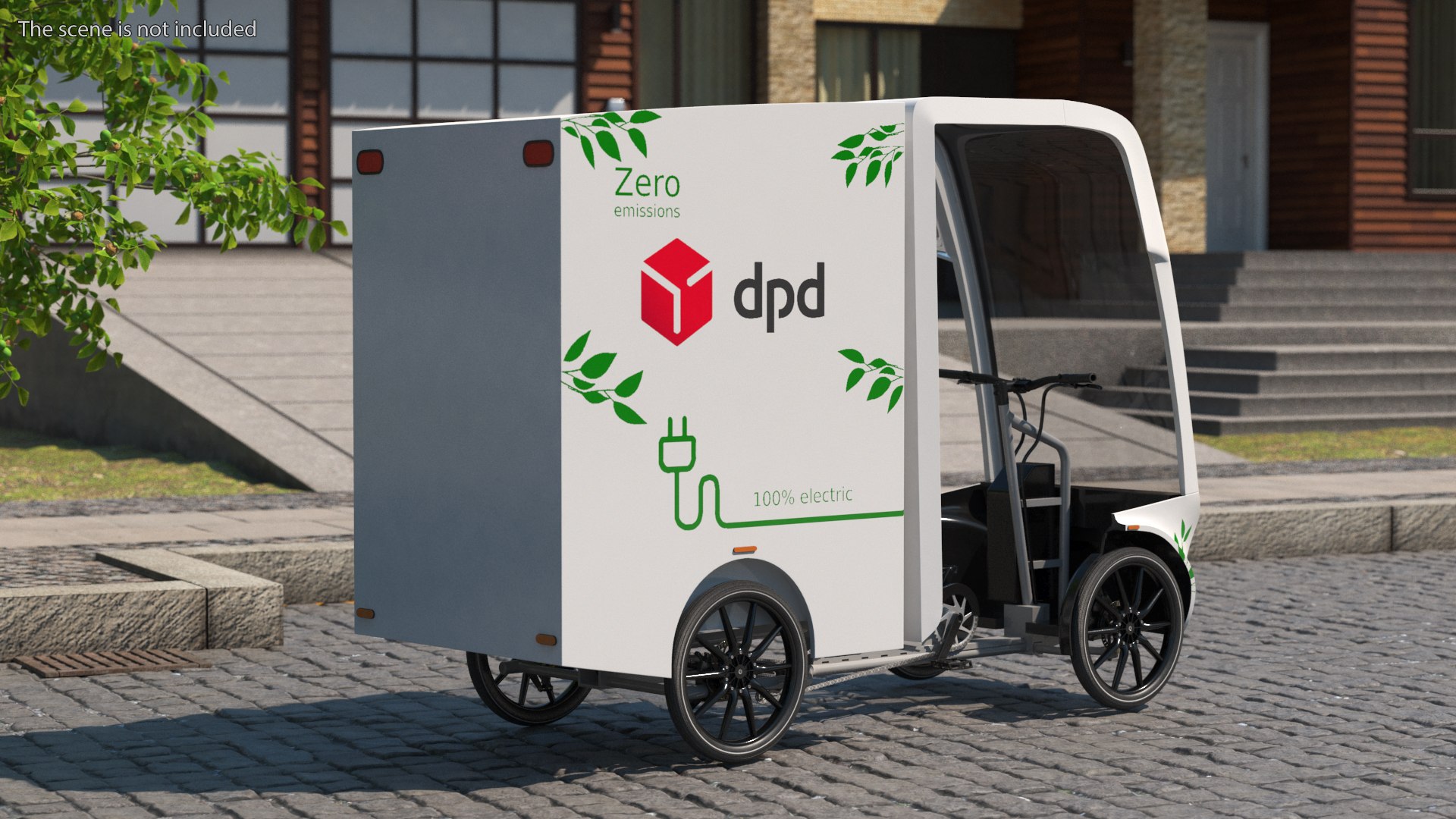 3D Cargo Bike EAV DPD Rigged Model - TurboSquid 2188803