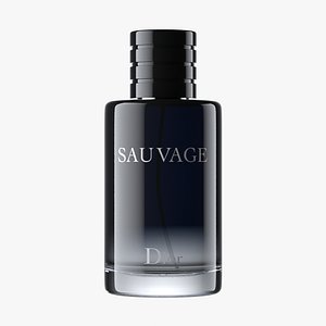 Dior Sauvage Perfume Bottle 3D