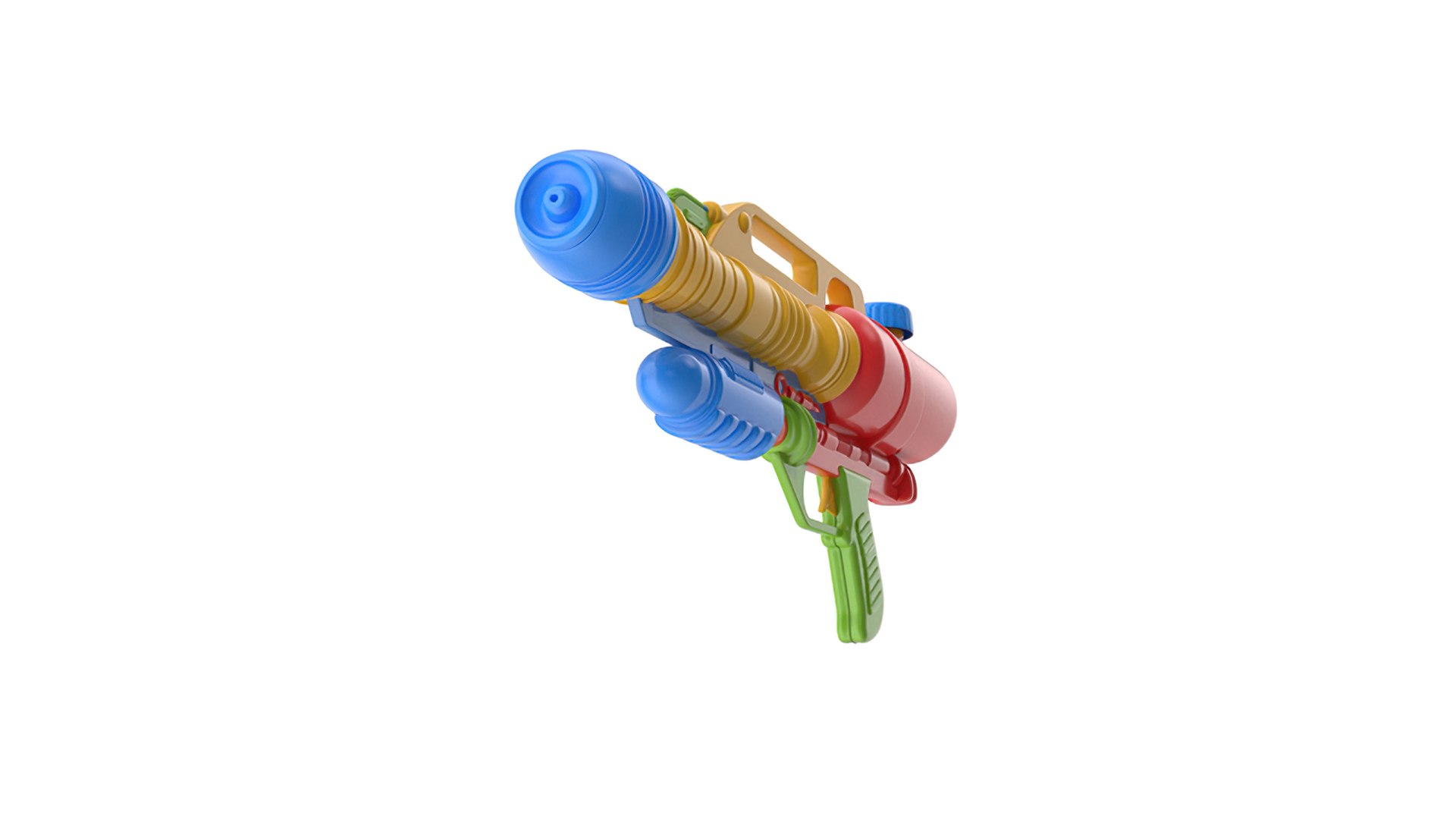 Water Gun Model - TurboSquid 2225432