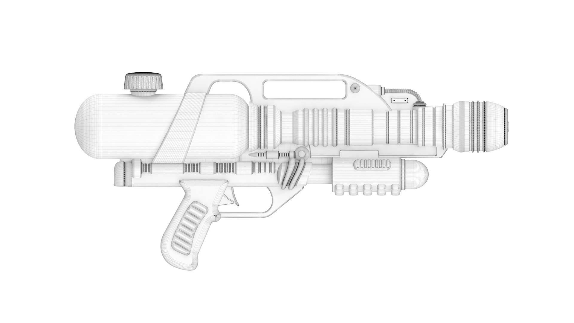 Water Gun Model - TurboSquid 2225432