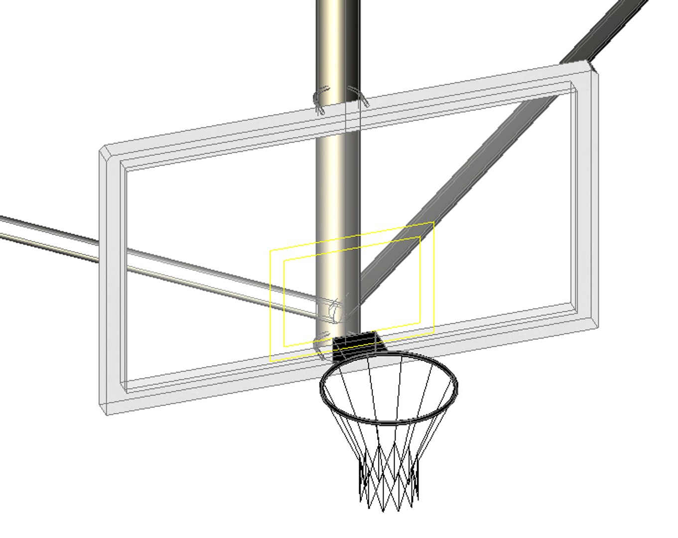 Basketball Goal Dwg