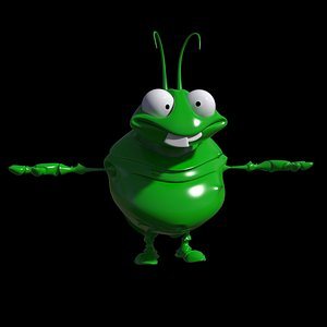 Cartoon Bug Maya Rig