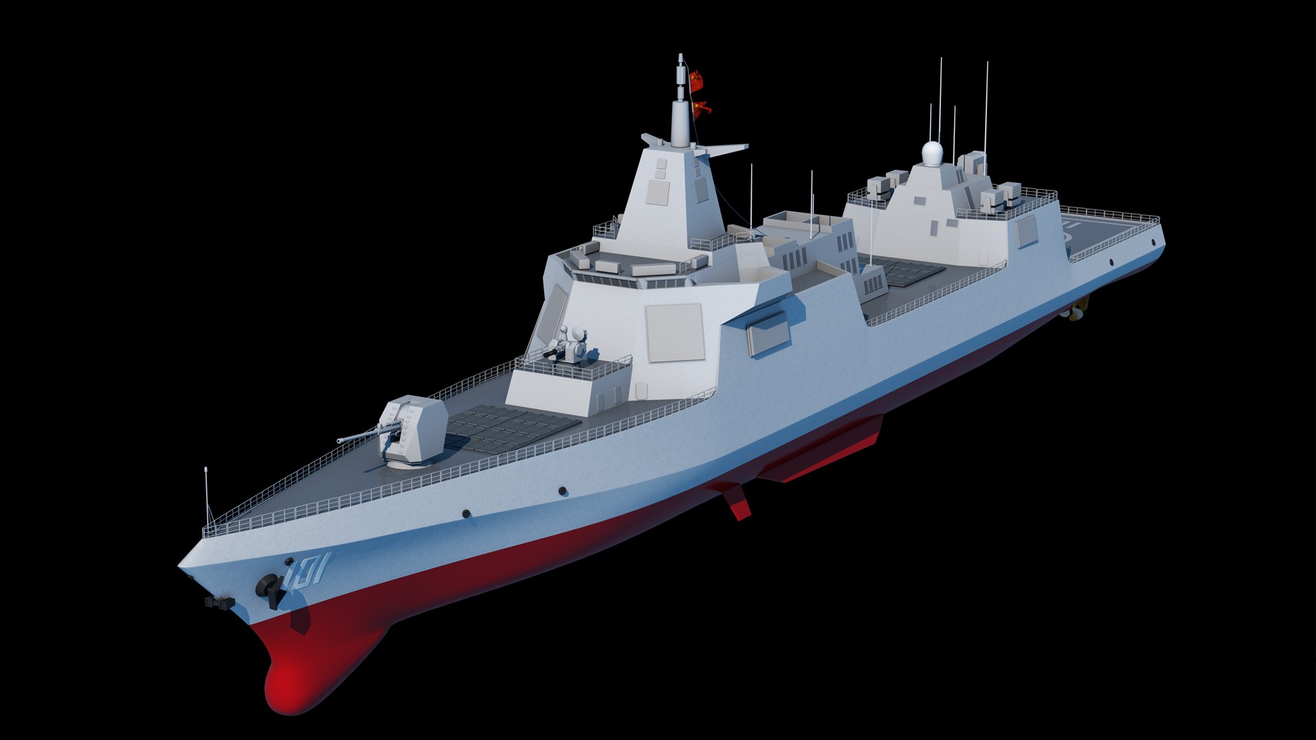 3D Chinese Navy Type 055 - TurboSquid 1613767