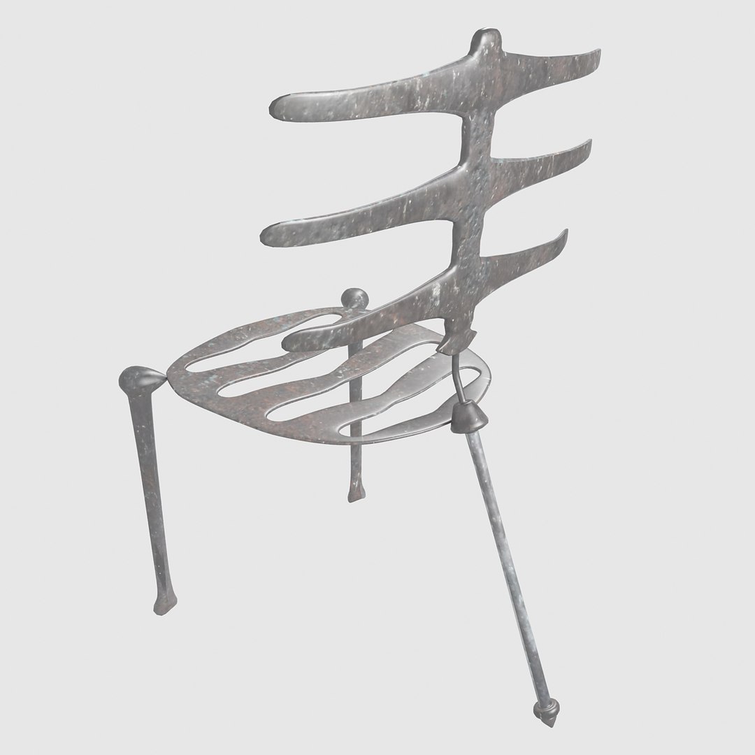 3d Model Chair Skeleton
