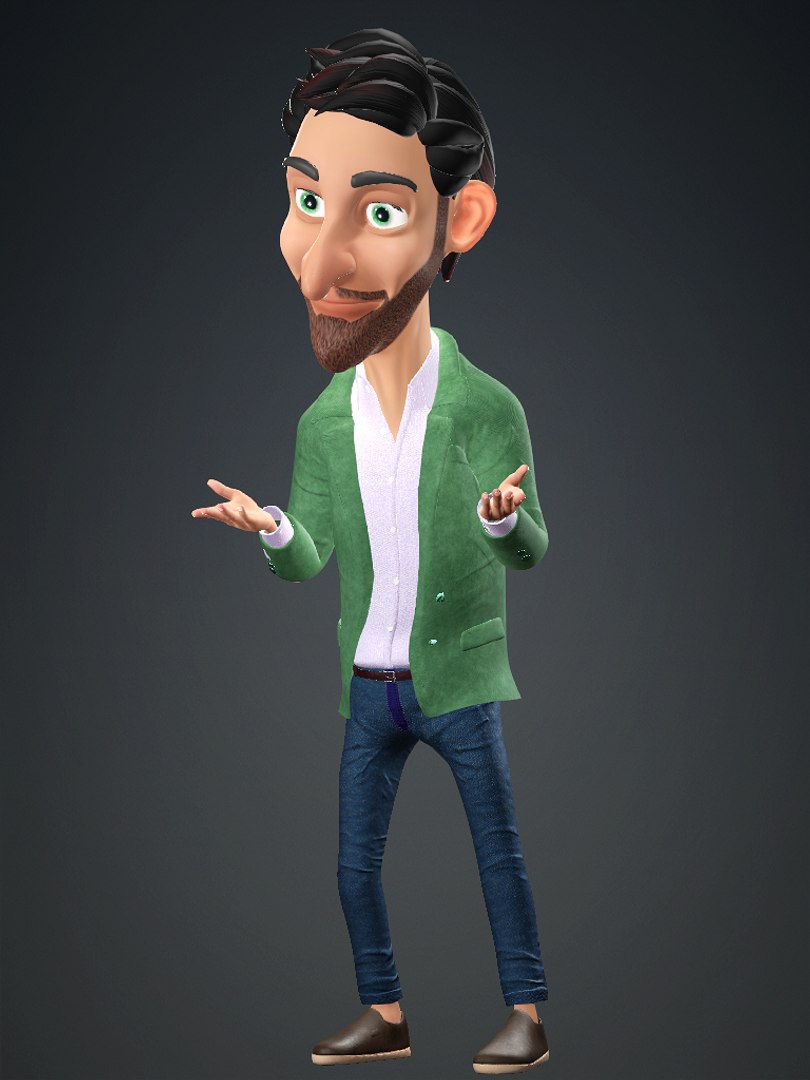 3D Cartoon Rigged Boy-Pettar Character 3D Model - TurboSquid 2170710