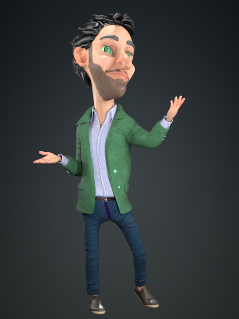 3D Cartoon Rigged Boy-Pettar Character 3D Model - TurboSquid 2170710