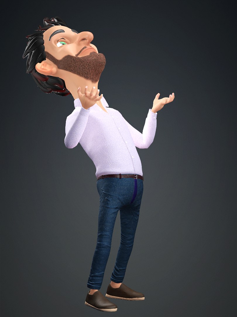 3D Cartoon Rigged Boy-Pettar Character 3D Model - TurboSquid 2170710