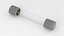 Coleção Glass Tube Fuse Silver