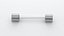 Coleção Glass Tube Fuse Silver