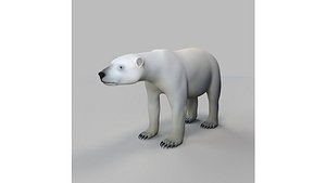 polar bear 3D model
