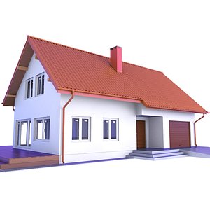 3D Home House Cottage 11 model