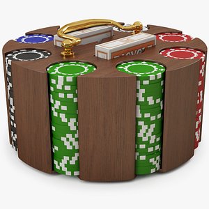 poker chip carousel 3d model