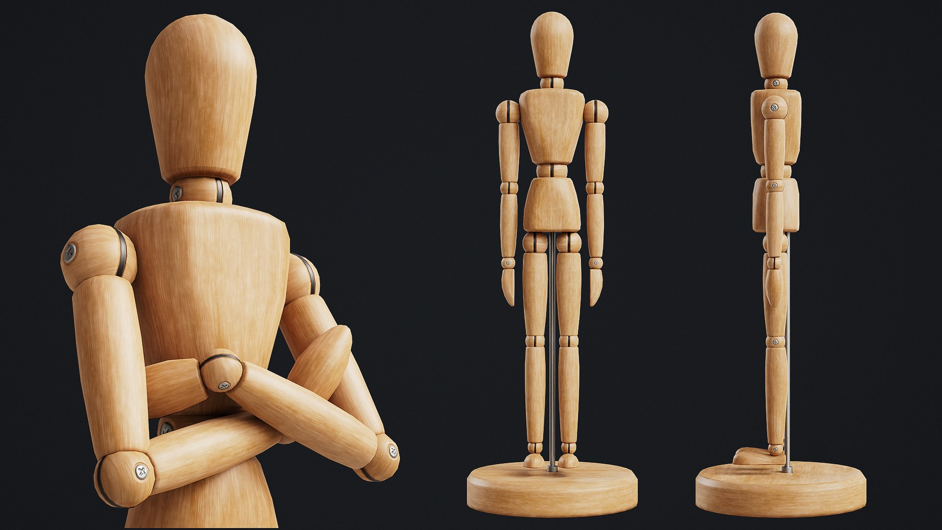 3D Drawing Mannequin Wooden Poseable Figure https://p.turbosquid.com/ts-thumb/dz/eWYqGh/dn/7.end/jpg/1745276689/1920x1080/fit_q87/54fb8ce198385db72f294be63e26560eb6fae972/7.end.jpg