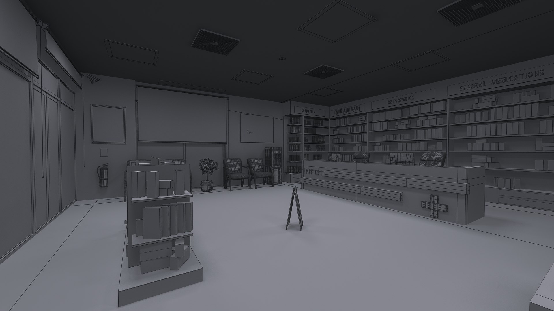 realistic interior 1 bookstore 3D model https://p.turbosquid.com/ts-thumb/dz/fHkhQm/FN/pharmacy0113/jpg/1681345066/1920x1080/fit_q87/fb19998f1773aa5852d943ab16b65d6b1e88ab35/pharmacy0113.jpg