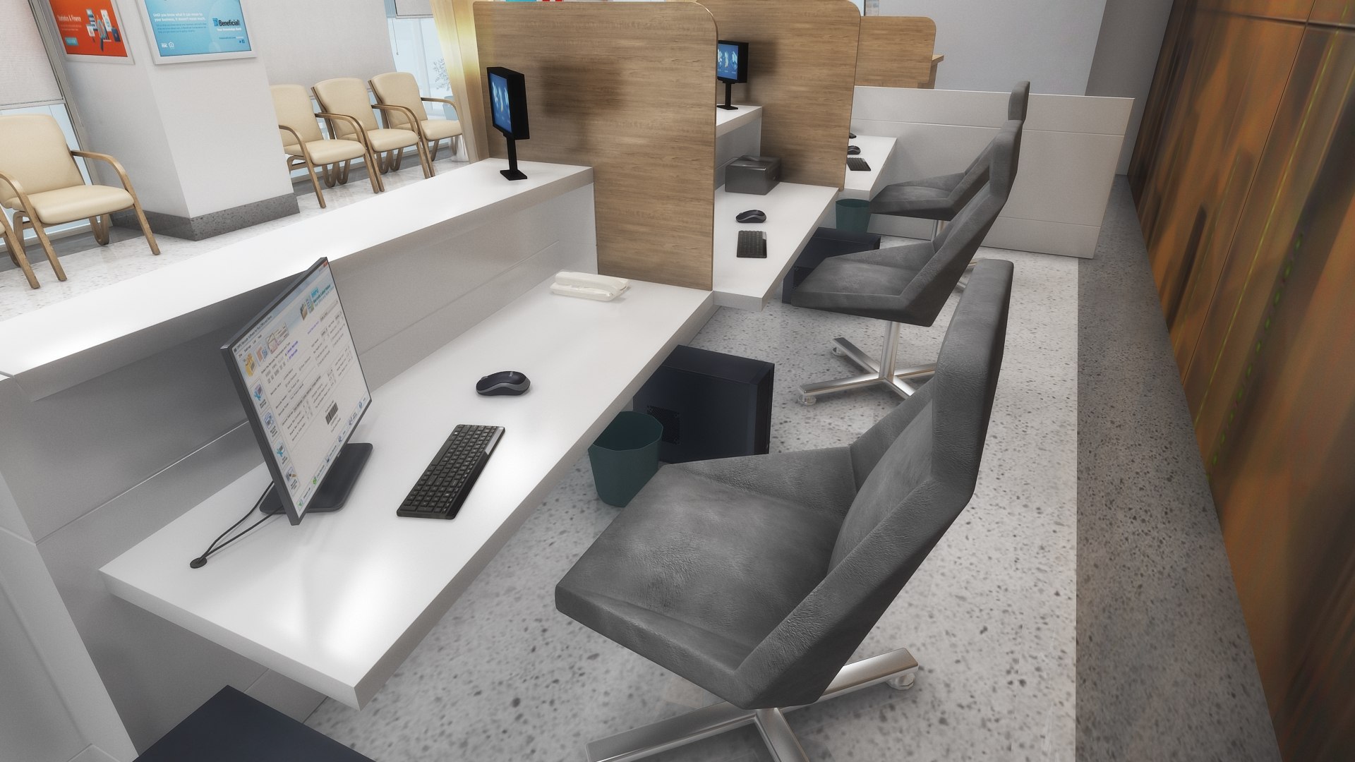 realistic interior 1 bookstore 3D model https://p.turbosquid.com/ts-thumb/dz/fHkhQm/V6/bankroom0112/jpg/1681344546/1920x1080/fit_q87/67555fb28a5063d9dca1fcc2b30a1104dd65e8c4/bankroom0112.jpg