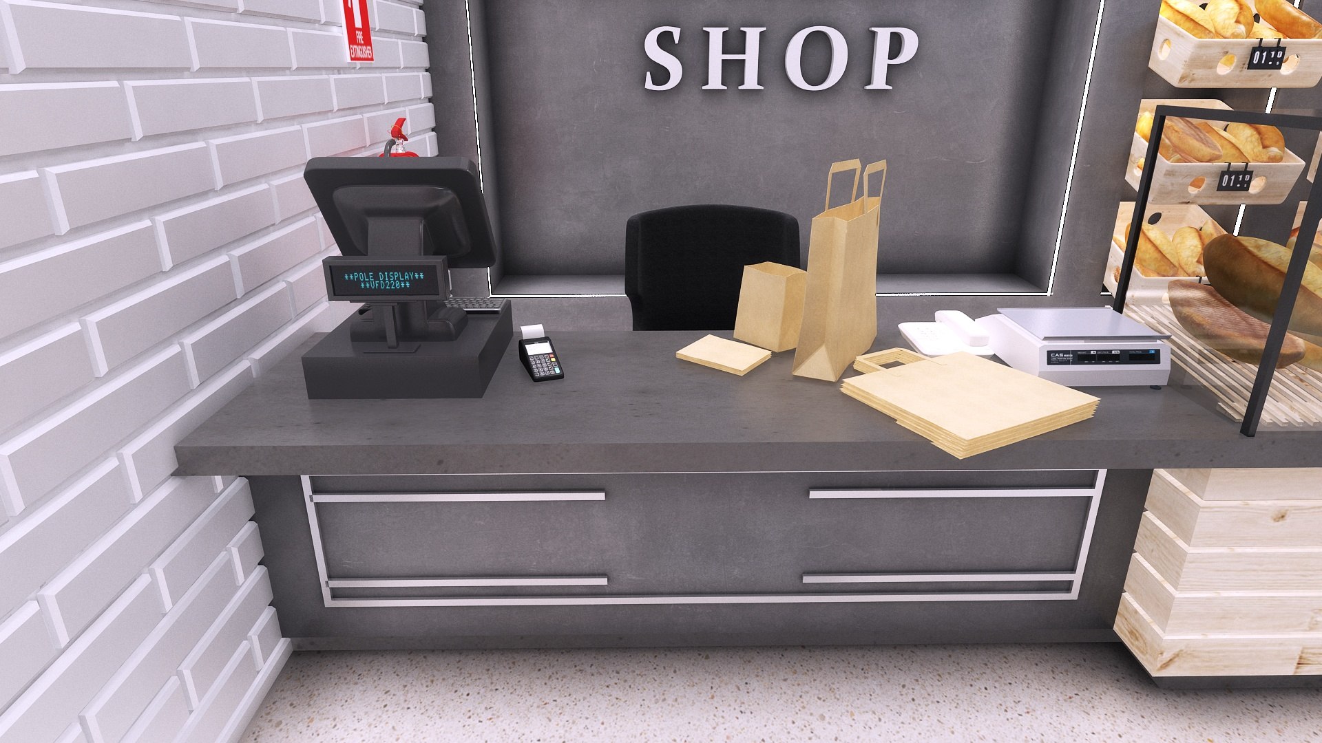 realistic interior 1 bookstore 3D model https://p.turbosquid.com/ts-thumb/dz/fHkhQm/gA/bakeryshop019/jpg/1681345209/1920x1080/fit_q87/84eb385f9e699684d4b42f2b3b8c1ac26631ac6f/bakeryshop019.jpg