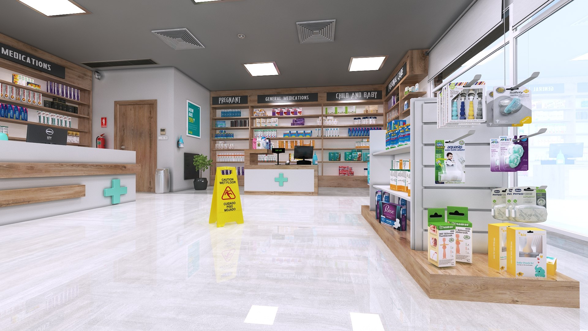 realistic interior 1 bookstore 3D model https://p.turbosquid.com/ts-thumb/dz/fHkhQm/tE/pharmacy019/jpg/1681345013/1920x1080/fit_q87/a52cfbee5c3958b9f86a1fbb99f93597c5c50f4f/pharmacy019.jpg