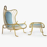 Arpa Chair&Footstool